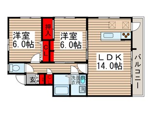 RESIDENCE CEDAR COURTの物件間取画像